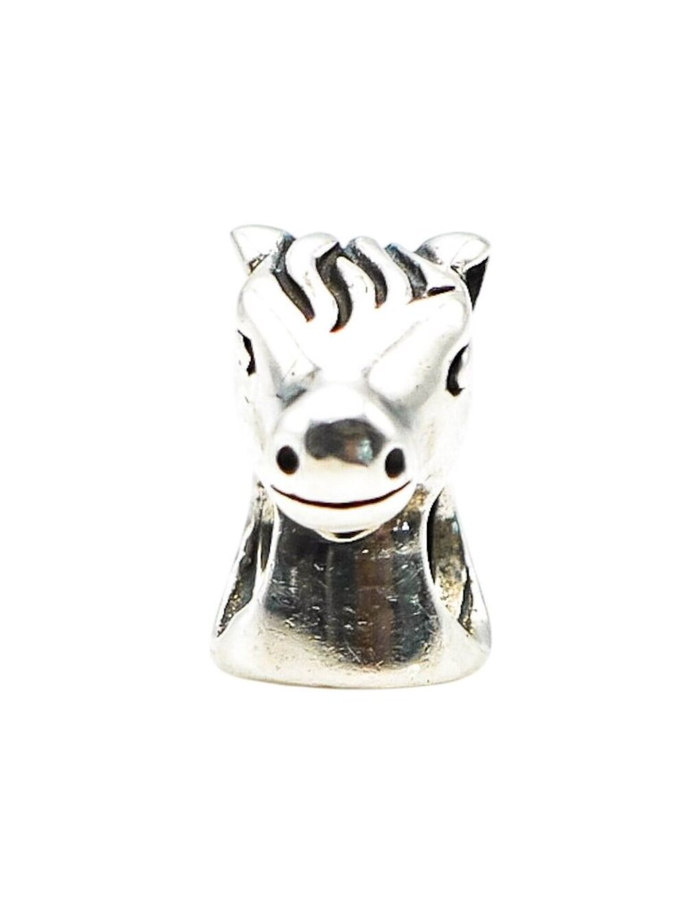 Chamilia Horse Head Sterling Silver Equestrian Animal Charm Bead